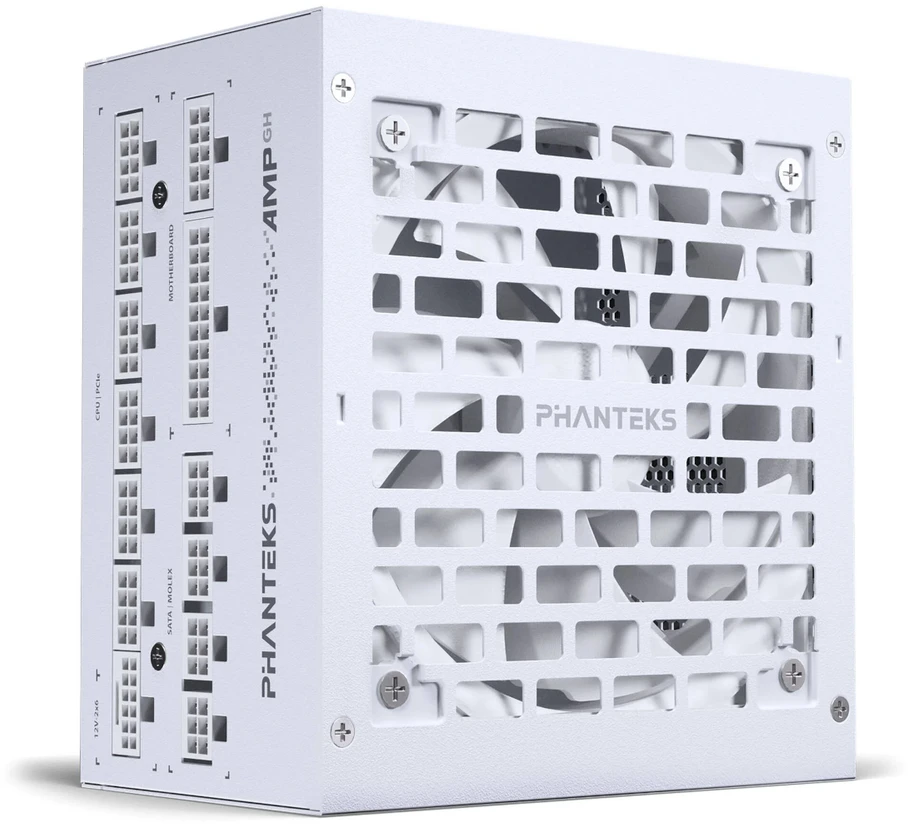 PHANTEKS AMP GH 1200W 80 PLUS Platinum PSU, PCIe 5.1, ATX 3.1 – 1.200 Watt, baltos spalvos