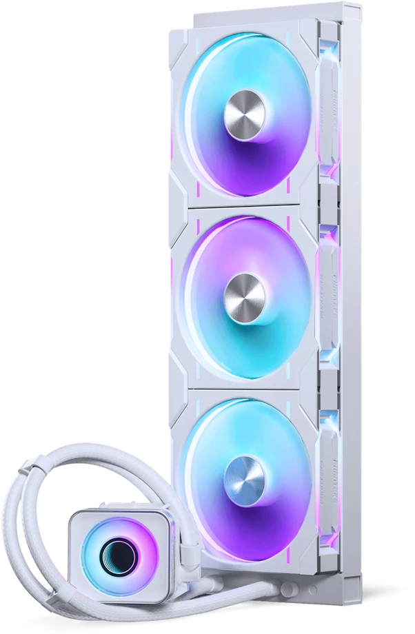PHANTEKS Glacier One 420D30 X2 DRGB AiO Vanduo Cooling – 420 mm, baltas