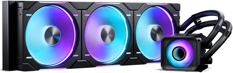 PHANTEKS Glacier One 420D30 X2 DRGB AiO Vanduo aušinimas – 420 mm, Juodas