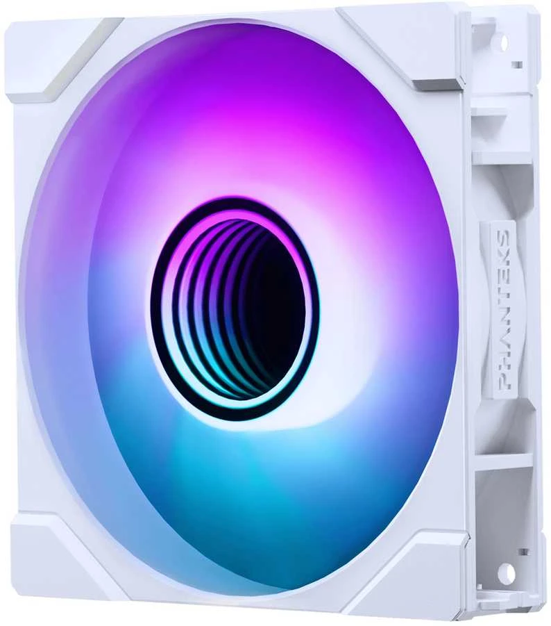 PHANTEKS M25 Gen2 PWM D-RGB korpuso ventiliatorius – 120mm, baltos spalvos