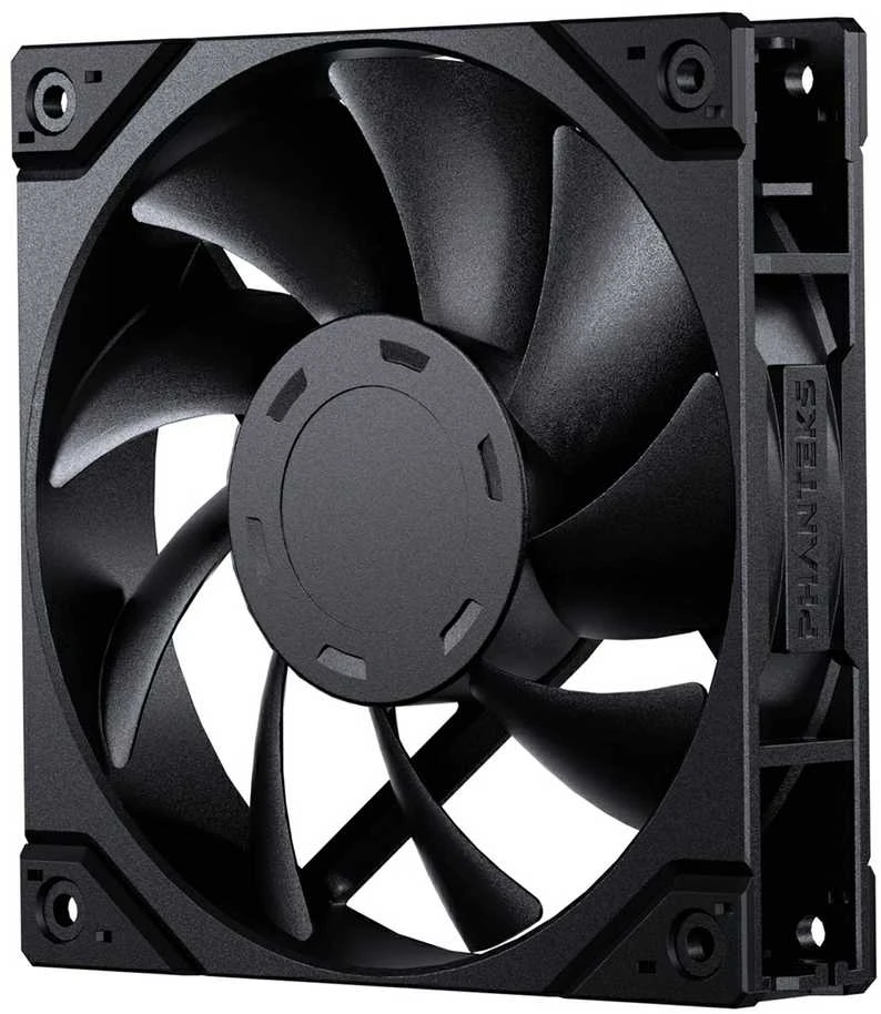PHANTEKS M25 Gen2 PWM korpuso ventiliatorius – 120mm, juodos spalvos