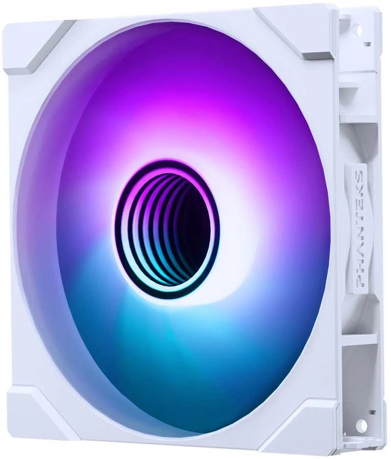 PHANTEKS M25 Gen2 PWM D-RGB korpuso ventiliatorius – 140mm, baltos spalvos