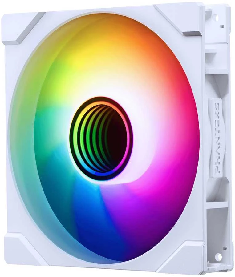 PHANTEKS M25 Gen2 PWM D-RGB korpuso ventiliatorius – Reverse Blade, 140mm, baltos spalvos