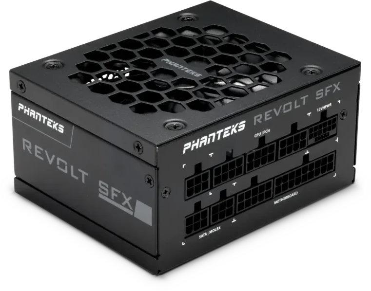 PHANTEKS Revolt SFX 80 PLUS Platinum maitinimo šaltinis, modulinis, ATX 3.0 × 850 vatų