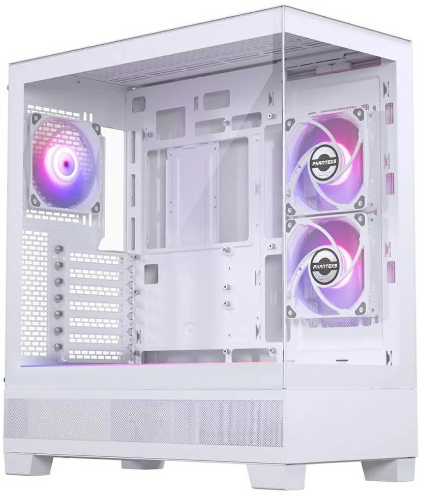 Phanteks XT View grūdinto stiklo langai, D-RGB - balta