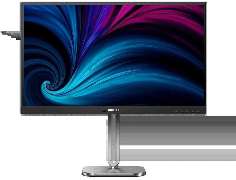 Monitorius „Mmd Monitors“ ekranai „PHILIPS 27B2U4601/00“, 27 colių, IPS, QHD, 120 Hz, 350 cd/m2, 4 ms, HDMI 2.0, DP, USB-C, 3.2, šakotuvas, USB „Pivot“ garsiakalbiai