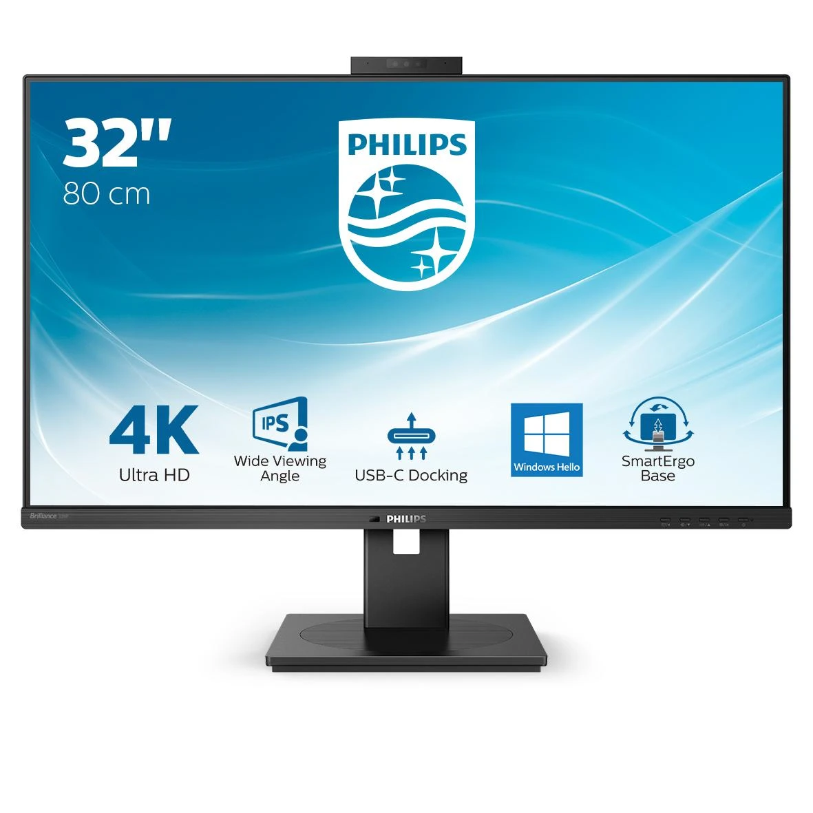 Monitorius Philips 329P1H/00 31.5", Juodos spalvos