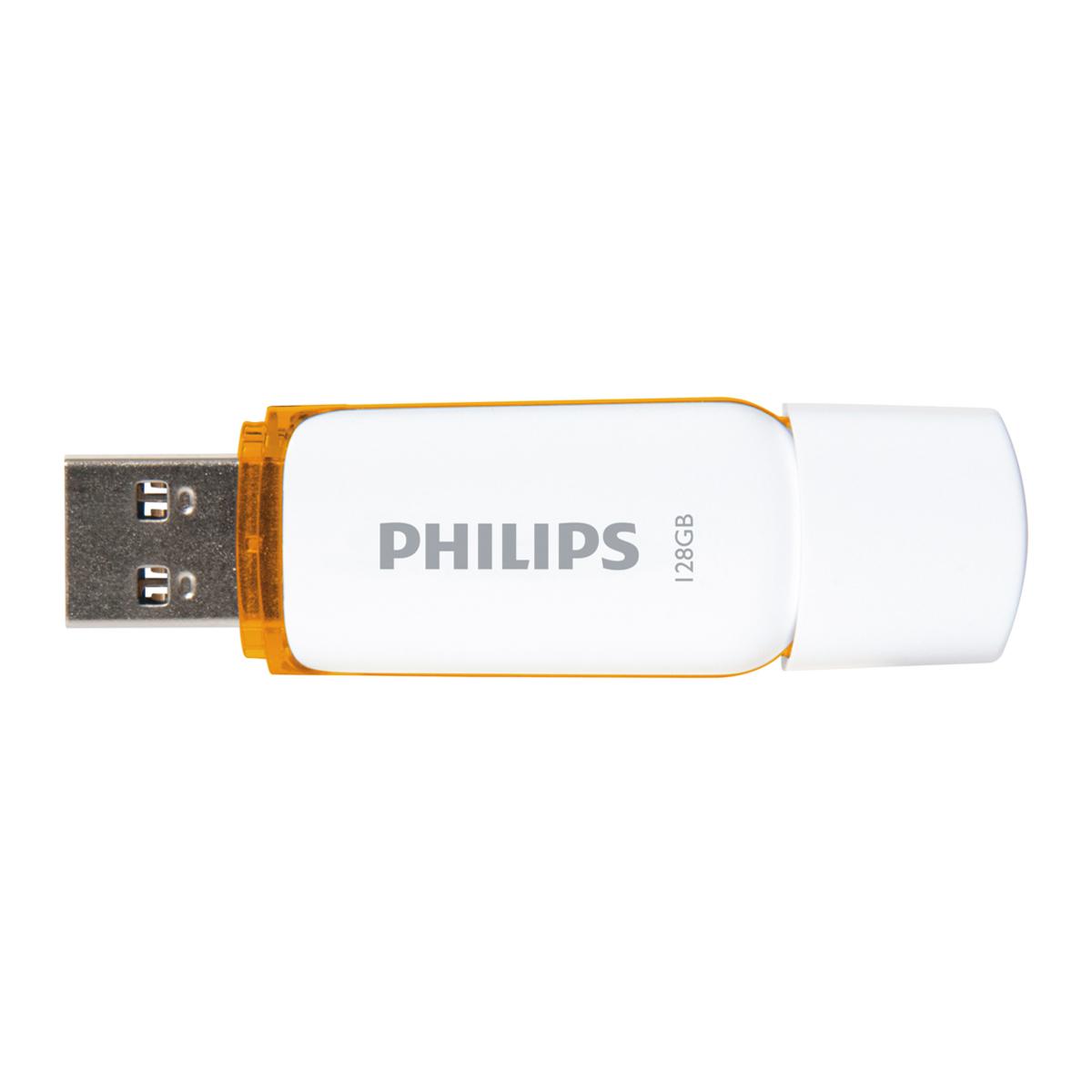 Oranžinė atmintinė Philips USB 2.0 128GB Snow Edition Sunrise Oranžinė