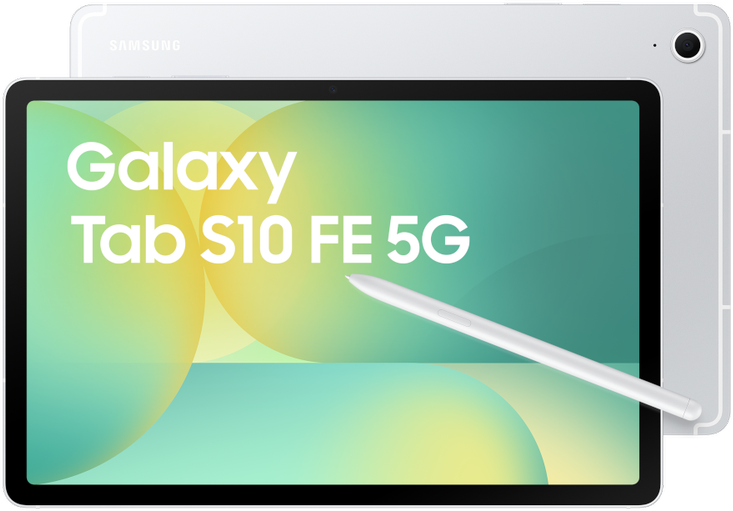 Planšetė Samsung Galaxy Tab S10 FE 5G Samsung Exynos LTE-TDD & LTE-FDD 128 GB 27,7 cm (10.9″) 8 GB Wi-Fi 6 (802.11ax) Sidabras