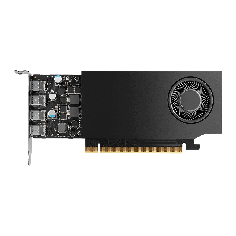 PNY NVIDIA A1000 8 GB LowProfile PCI-Express 4.0 x 16, LP8 GB GDDR6 128 bitų 4x Mini DP 1.4 diegimo vadovas, palaikymo vadovas 4x mDP į DP adapteris, 1x LP laikiklis"