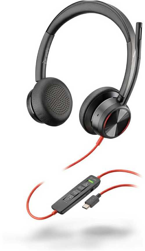 Hewlett Packard (HP) Poly Blackwire 8225 Microsoft Teams Certified USB-C Ausinės