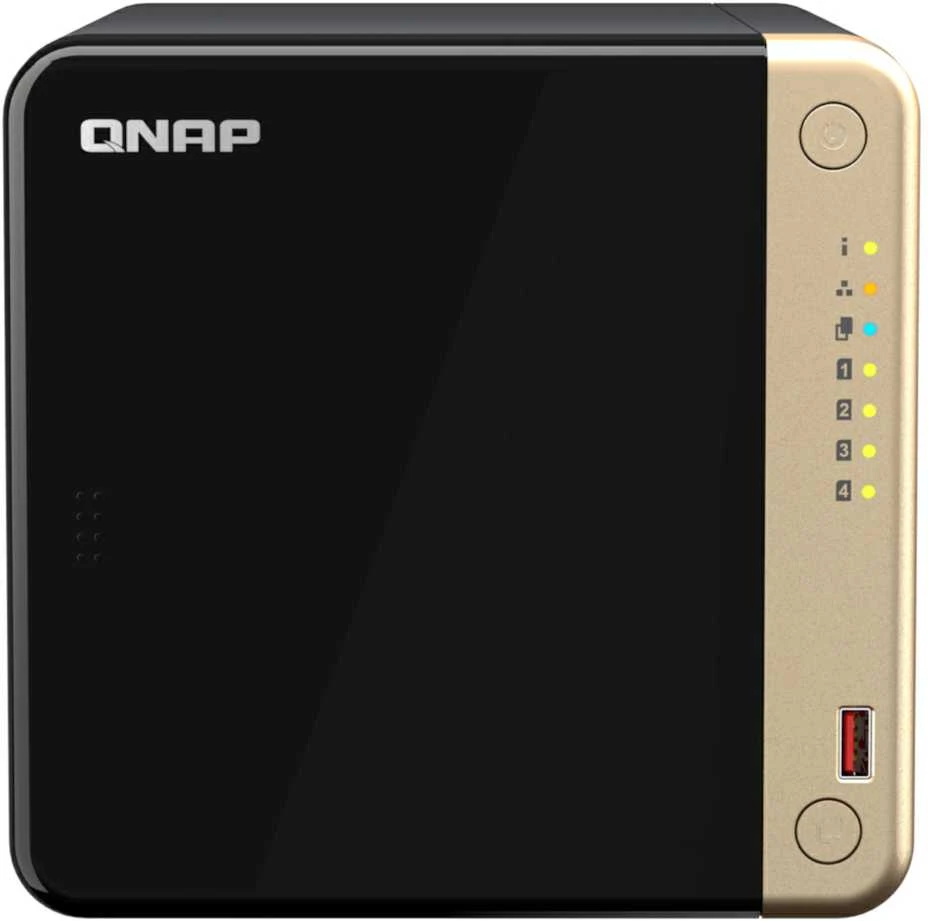 Serveris QNAP | 4 skyrių stalinis NAS | TS-464-8G | Intel Celeron | N5095 4 branduolių | Procesoriaus dažnis 2,9 GHz | 8 GB