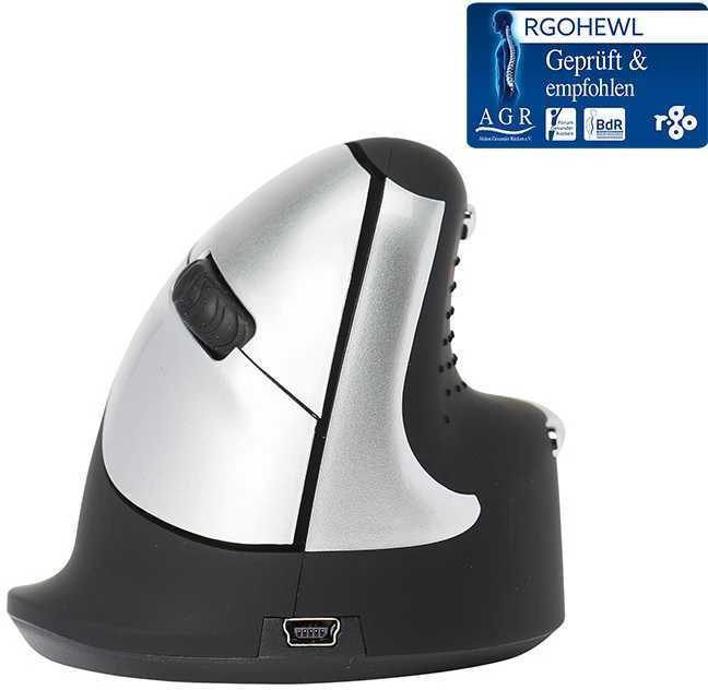 Carruzzo ERGONOMIC Pelė MEDIUM - HAND165-185MM RIGHT-HANDED belaidė