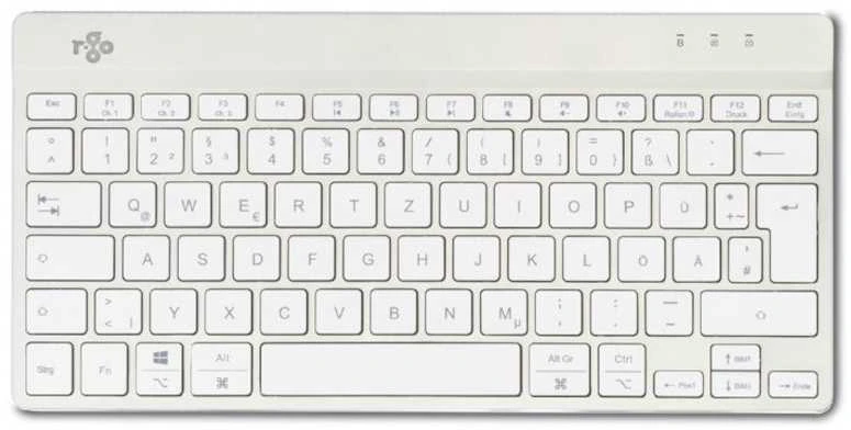 R Go Tools R-GO COMPACT BREAK ERGONOMIŠKAS - Klaviatūra QWERTZ (DE) BLUETOOTH W