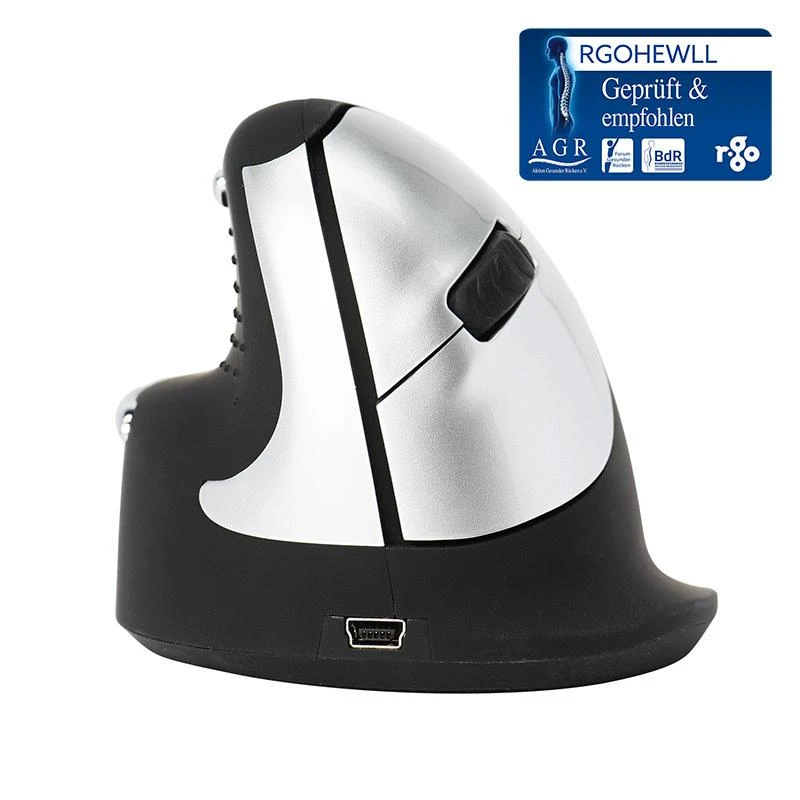 R Go Tools ERGONOMIC Pelė MEDIUM - HAND165-185MM LEFT-HANDED belaidė