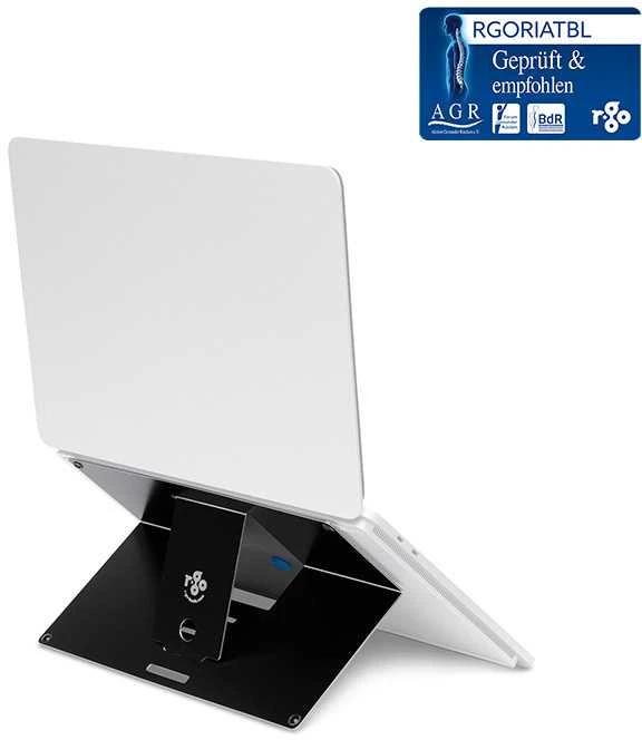 R-Go Tools R-Go Laptopständer 10"-22" Max.5KG Riser juodas