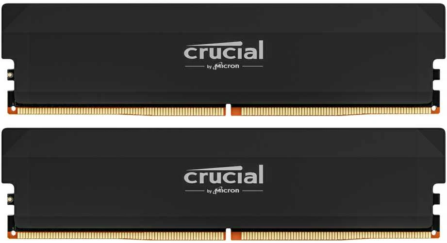 RAM „Crucial Pro“ spartinimo atmintis, 64 GB [2 x 32 GB 6000 MHz DDR5 CL40 UDIMM]