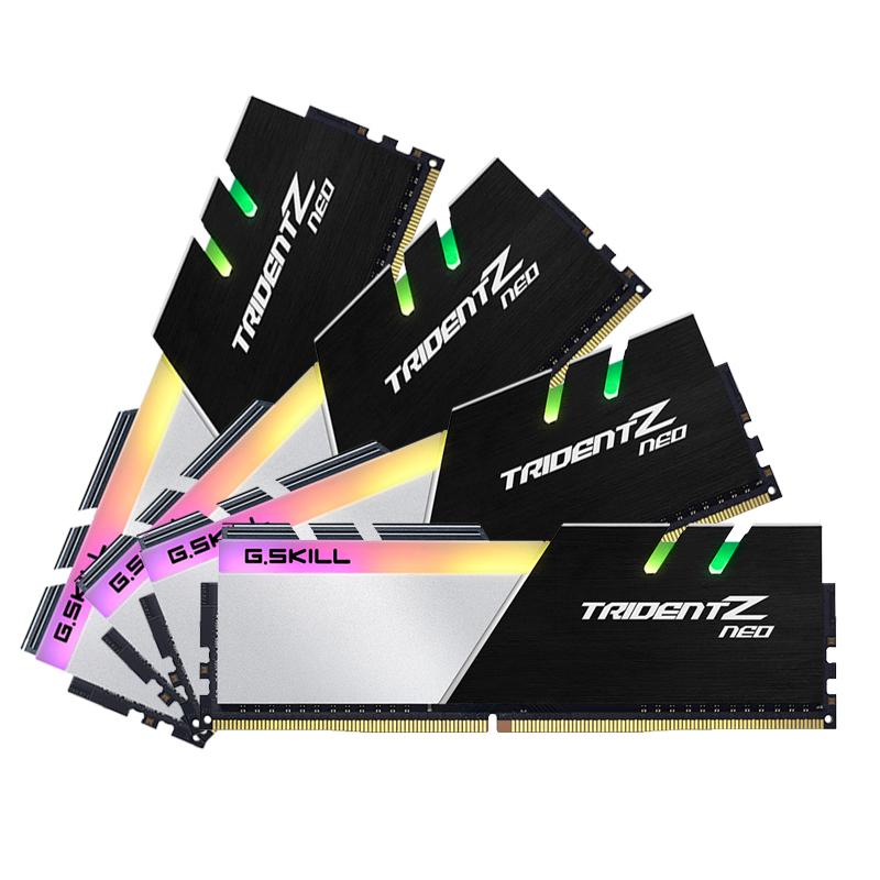 128 GB (4 x 32 GB) „G.Skill Trident Z Neo DDR4-3600 CL18 RAM Atmintis Kit“