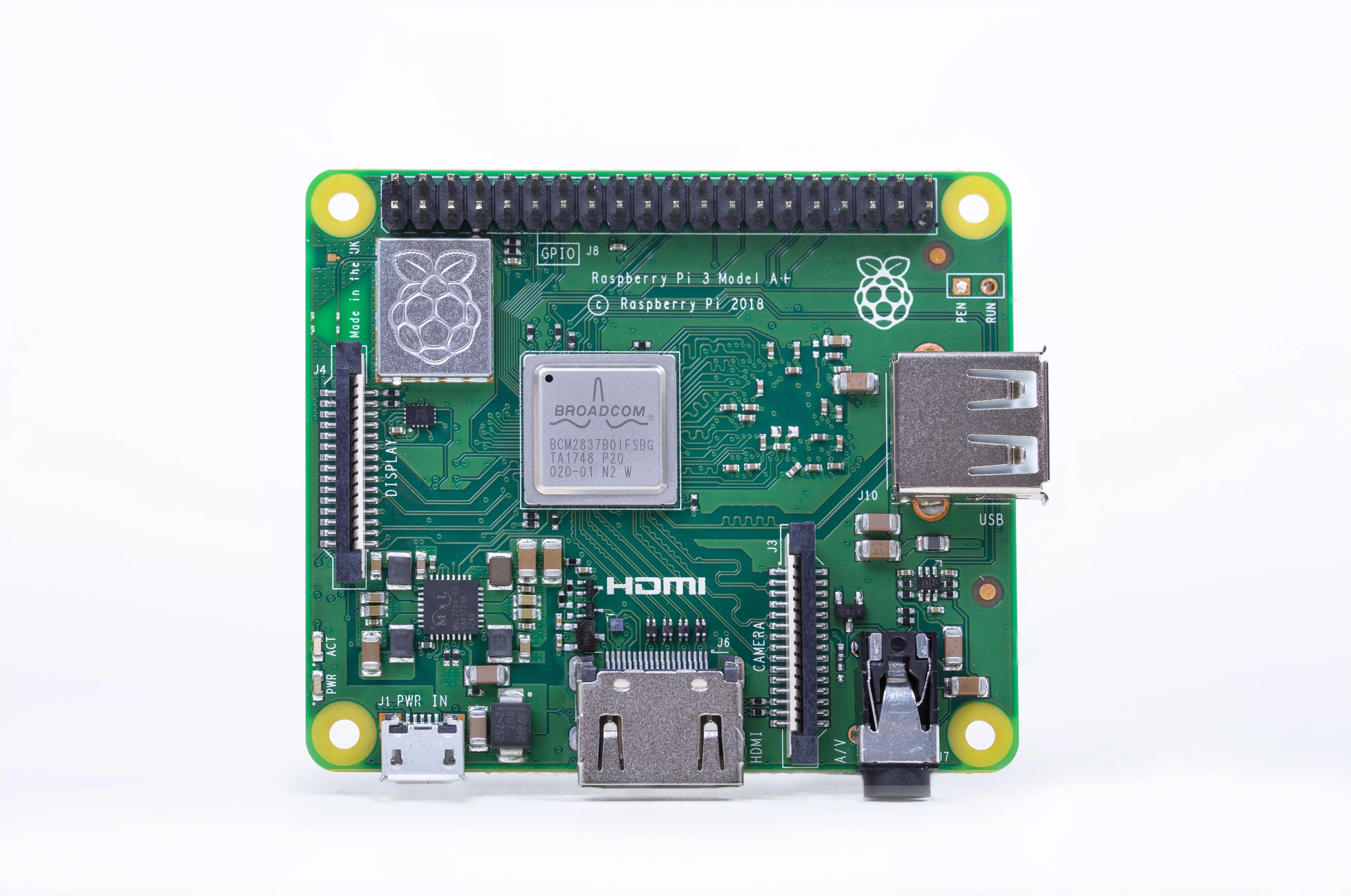 Raspberry Pi 3 Modelis A, „Bluetooth“, „Wi-Fi“, 512 MB RAM RPI-3MODAPLUS