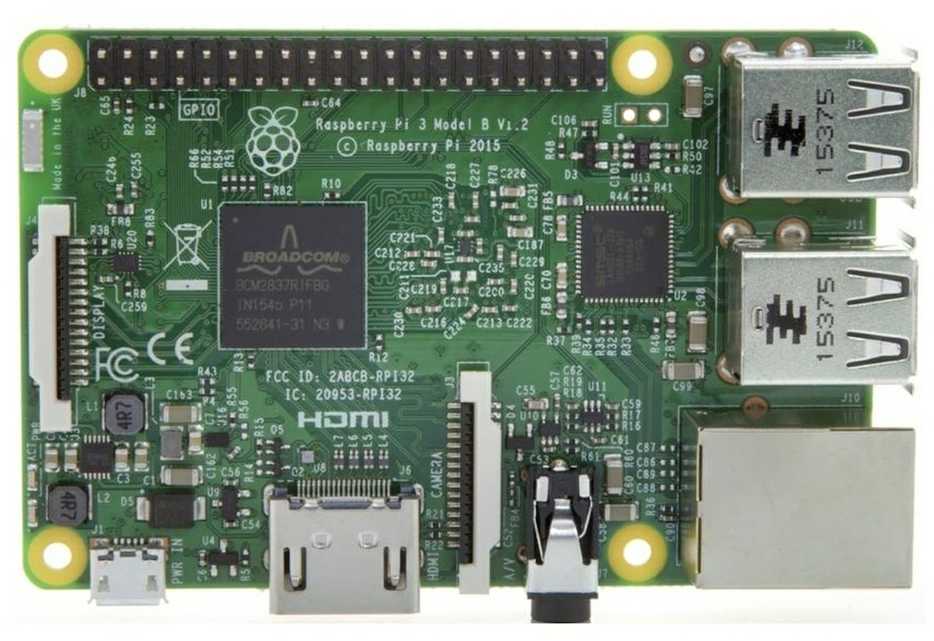 Raspberry Pi 3 Modell B 1GB | ARM Cortex-A53 4x 1,20GHz, 1GB RAM, WLAN, Bluetooth, LAN, 4x USB