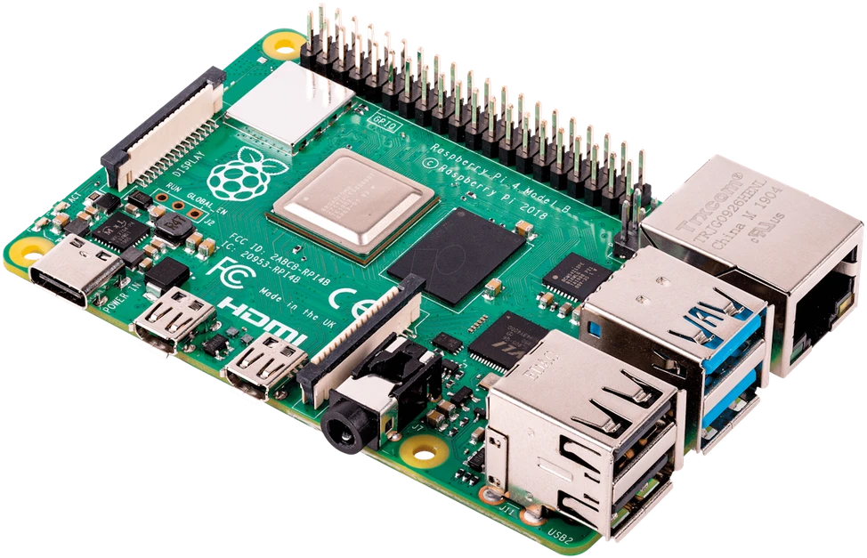 Raspberry Pi 4 B modelis, dviejų dažnių belaidis internetas, Bluetooth, 3 GB RAM, 1.8 GHz