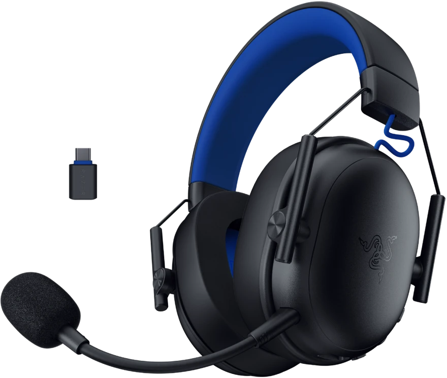 „Razer“ žaidimų ausinės, skirtos „PlayStation“ | „BlackShark V3 X HyperSpeed“ | Juodas