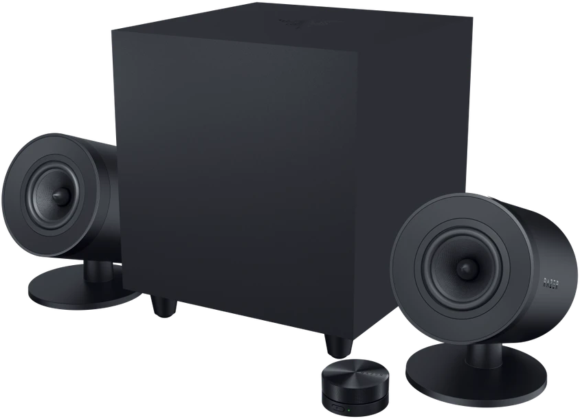 Kompiuterio kolonėlės Razer | Gaming Speakers | Nommo V2 Pro - 2.1 | Bluetooth | Belaidė jungtis | Juodas