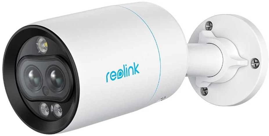 Reolink P330M stebėjimo kamera 8MP (3840x2160), PoE, IP66 atsparumas oro sąlygoms, spalvotas naktinis matymas, dvigubi objektyvai