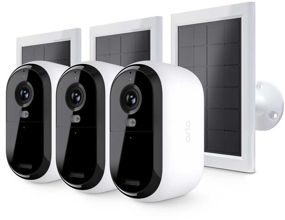 ARLO Essential 3 2K apsaugos kamera ir saulės baterija