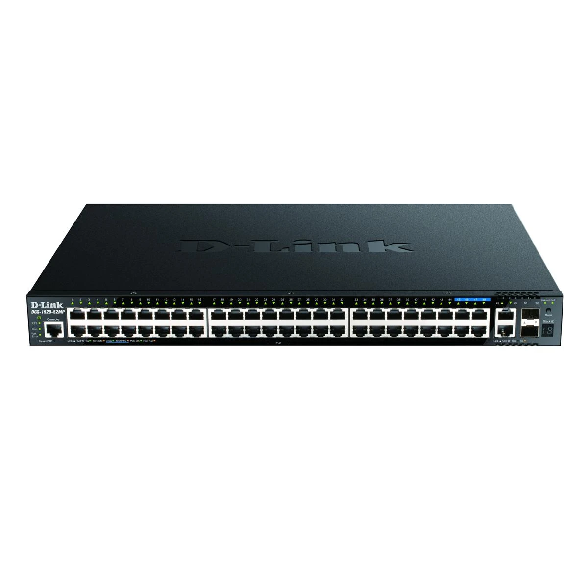 Šakotuvas D-LINK 52P išmanusis valdomas gigabitinis jungiklis