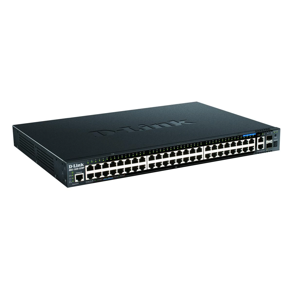 Šakotuvas D-LINK 52P išmanusis valdomas gigabitinis jungiklis