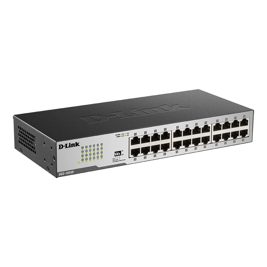Šakotuvas D-Link DGS-1024D Ne-valdomas
