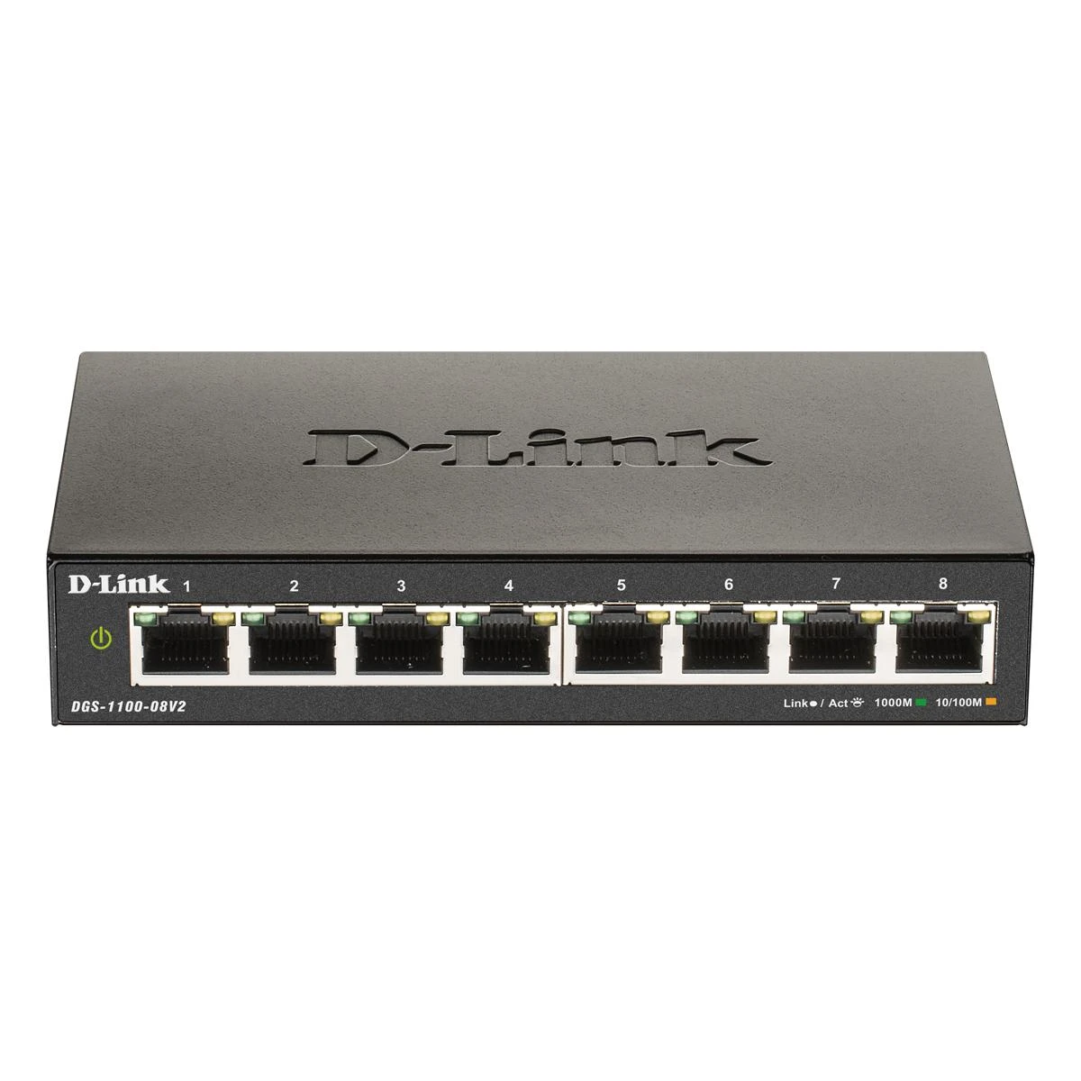 Šakotuvas D-Link | Išmanusis Gigabit Ethernet jungiklis | DGS-1100-08V2 | Tvarko | Darbalaukis | Maitinimo tipas Išorinis | 24 mėn.