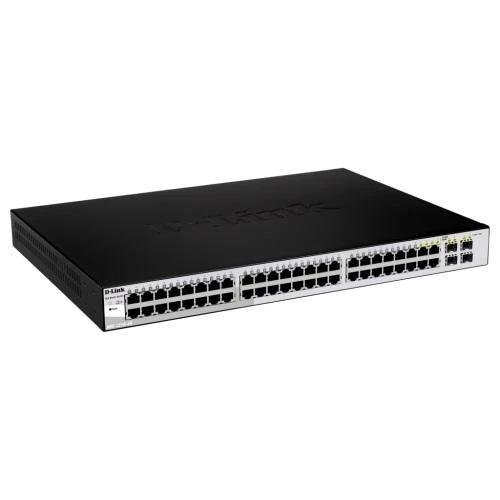 Šakotuvas D-LINK 48-Port Layer2 Smart Managed Gigabit Switch dlink žalias 3.0 44x 10/100/1000Mbit/s TP RJ-45 Port4x Combo 10/100/1000Mbit/s