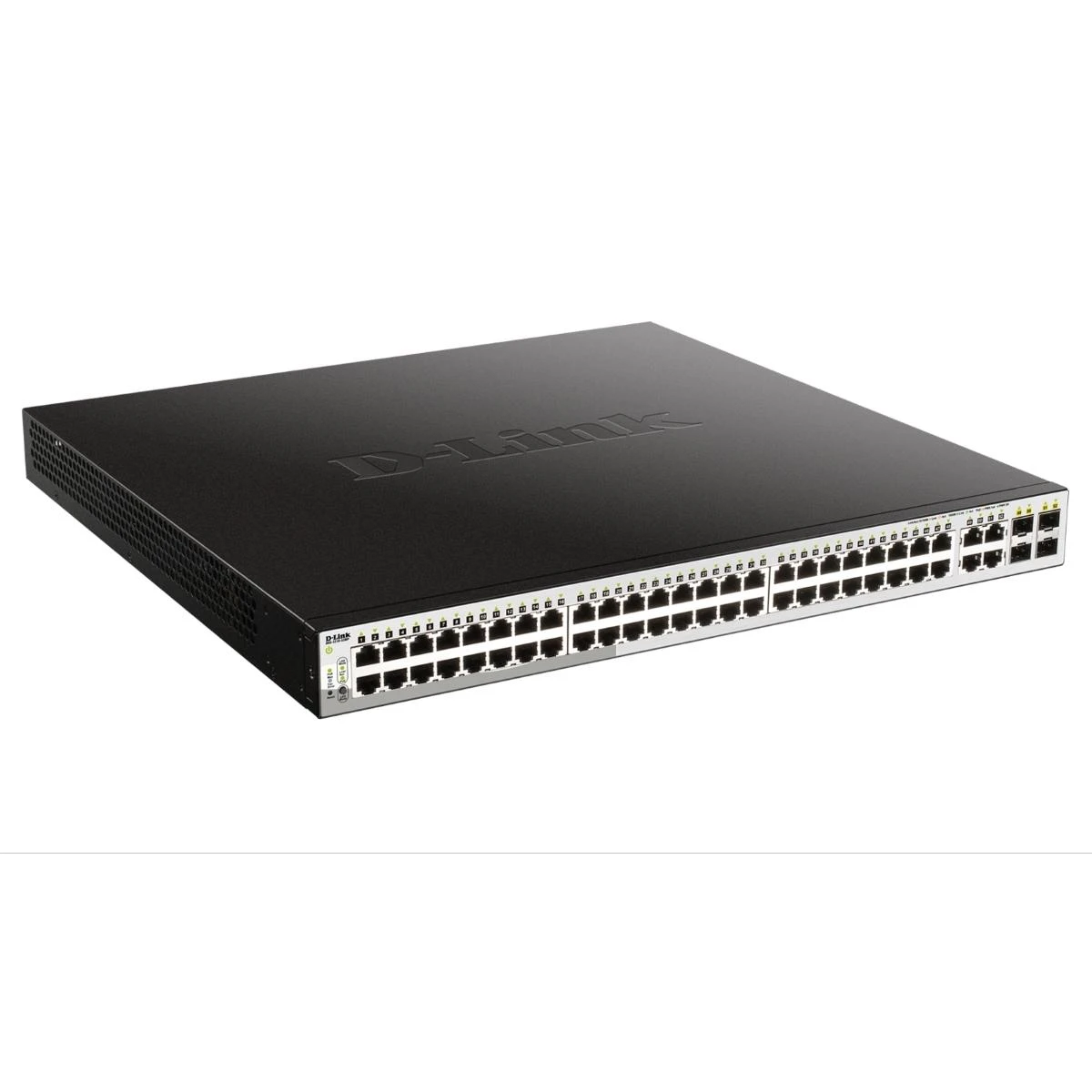 Šakotuvas D-LINK 52-Port Layer2 Smart Managed 48x PoE Gigabit Switch dlink žalias 3.0 48x 10/100/1000Mbit/s TP RJ-45 PoE prievadai 802.3at