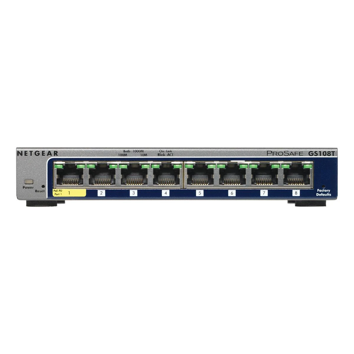 NETGEAR 8 prievadų Gigabit Ethernet Smart Managed Pro jungiklis