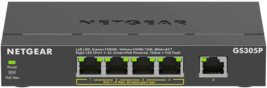 Šakotuvas Netgear GS305P-300EUS