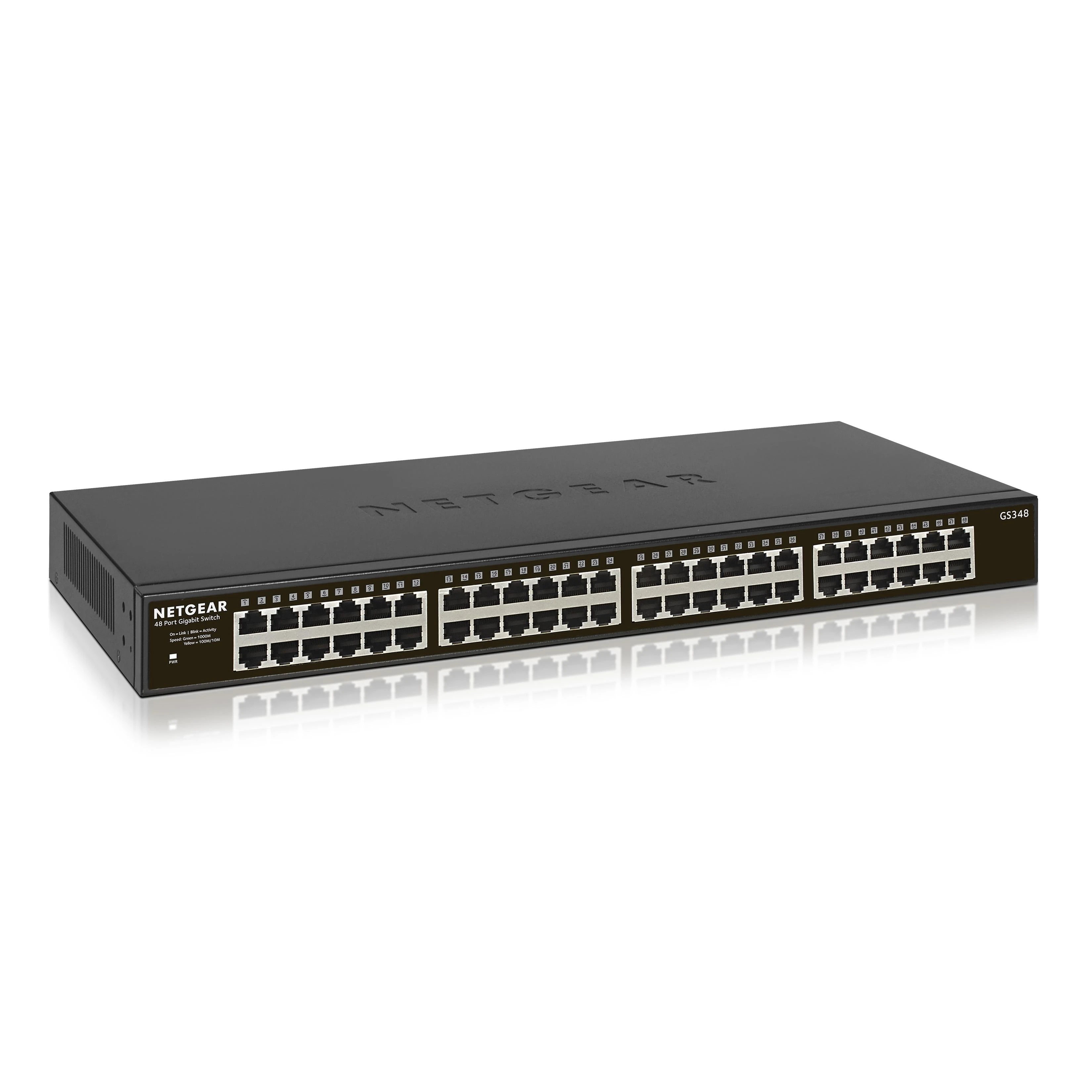 Šakotuvas Jungiklis NETGEAR GS348-100EUS (48x 10/100/1000Mbps)