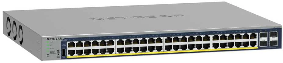 Šakotuvas NETGEAR 52PT GE POE+ išmanusis jungiklis