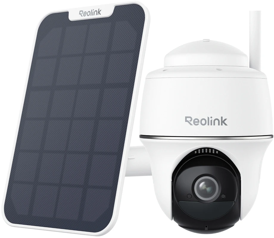 Reolink B430 + saulės energija varoma, IP apsaugos kamera, vidaus ir lauko, belaidė, sieninė, balta, kupolinė