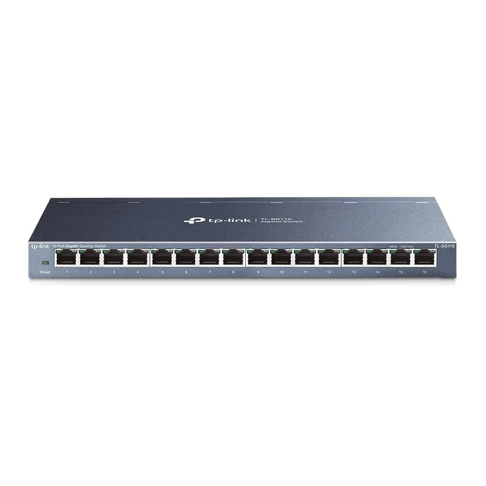 Šakotuvas TP-Link TL-SG116 nevaldomas jungiklis [16x Gigabit Ethernet]