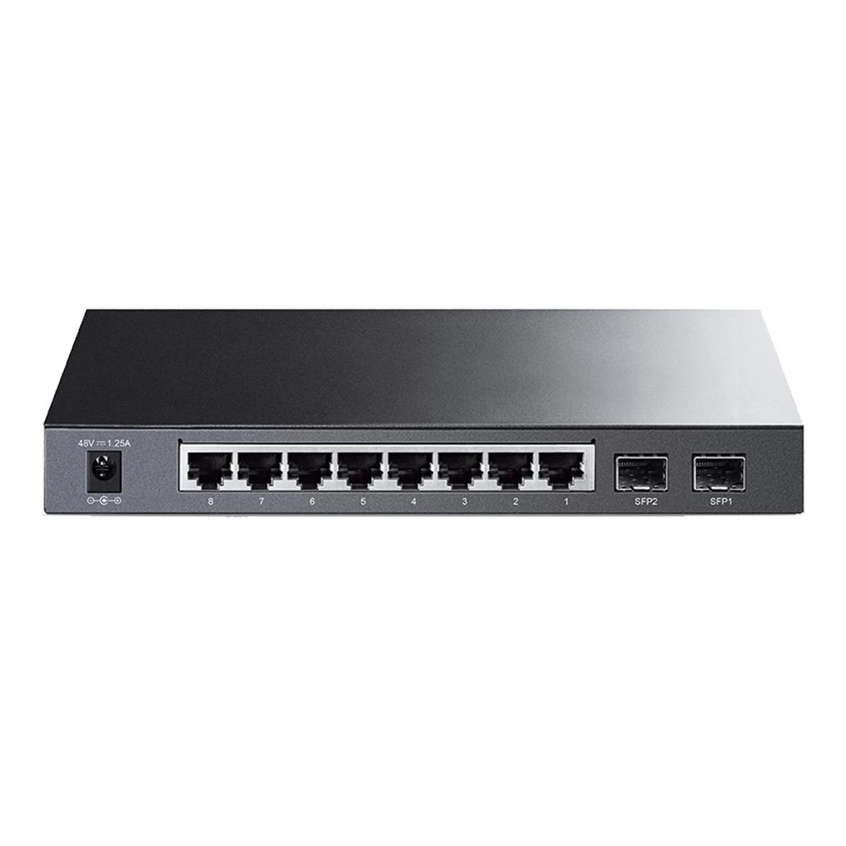 Šakotuvas TP-Link TL-SG2210P Valdomas L2 Gigabit Ethernet (10/100/1000) Maitinimas per Eternetą (PoE) Juoda