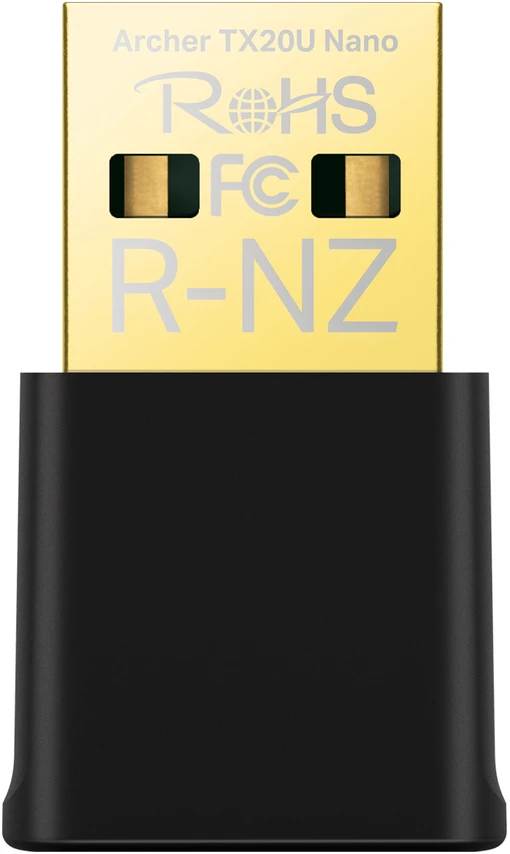 TP-LINK | AX1800 Nano dviejų dažnių „Wi-Fi 6“ USB adapteris | Archer TX20U Nano | USB 2.0