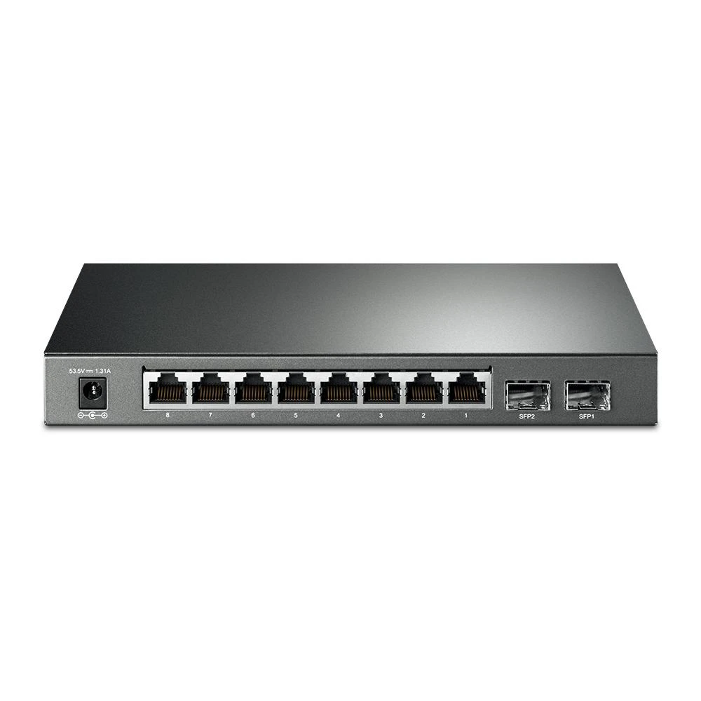 Šakotuvas TP-Link TL-SG2210P Valdomas L2 Gigabit Ethernet (10/100/1000) Maitinimas per Eternetą (PoE) Juoda