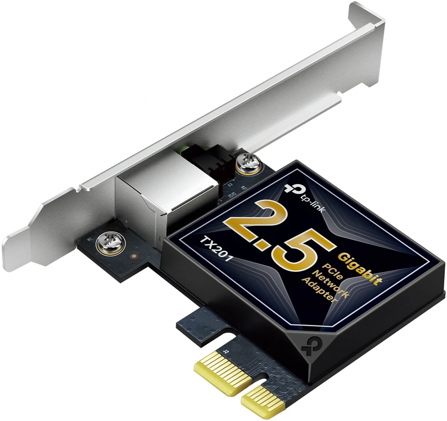TINKLO KORTELĖ ETHERNET PCIE TL-TX201 2.5 Gigabit Ethernet TP-LINK
