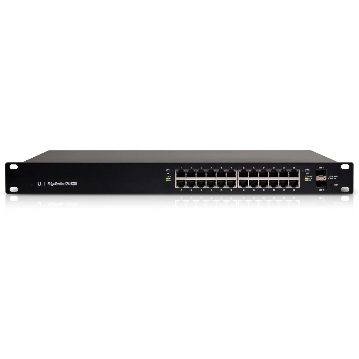 Šakotuvas Ubiquiti | Jungiklis | ES-24-250W | Tvarkomas žiniatinklis | Montuojamas ant stovo | Gigabit Ethernet (vario) jungtys kiekis 24 | SFP jungtys kiekis 2 | 12 mėn.