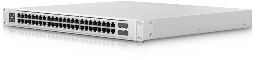 Šakotuvas Ubiquiti | Switch Enterprise 48 PoE | USW-Enterprise-48-PoE | Tvarkoma L3 | Montuojamas ant stovo | Gigabit Ethernet (vario) jungtys kiekis 48 (100MbE/1GbE/2.5GbE) | SFP+ jungtys kiekis 4 | PoE+ jungtys kiekis 48 | Maitinimo tipas AC/DC, vidinis, 100-240V, max 10A, 750W