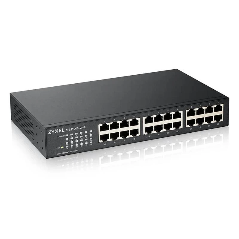 Šakotuvas ZYXEL GS1900-48HP V2, 48-PORT GBE L2 SMART SWITCH, 170 WATT RACKMOUNT (5Y WARRANTY)