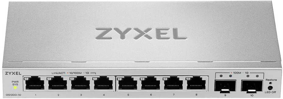 Šakotuvas Zyxel GS1200-10V3-EU0101F