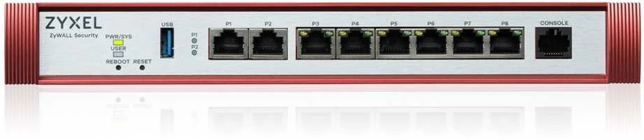 Maršrutizatorius ZYXEL USG FLEX 200 H, USER-DEFINABLE PORTS WITH 2*2.5G & , 6*1G, USB WITH 1 YR ENTRY DEFENSE PACK (5Y WARRANTY)
